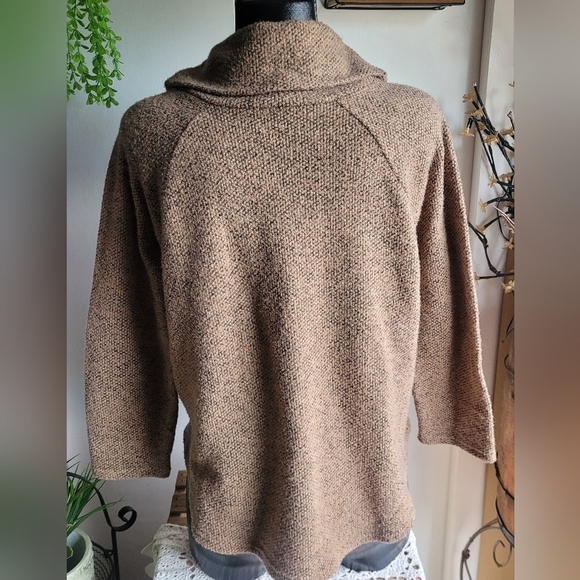 Sunny Leigh Light Brown Turtleneck Sweater XL - Picture 7 of 7